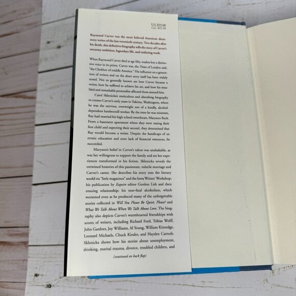 Raymond Carver A Writer's Life Carol Sklenicka Hardcover 2009 Signed First Ed - Picture 4 of 15